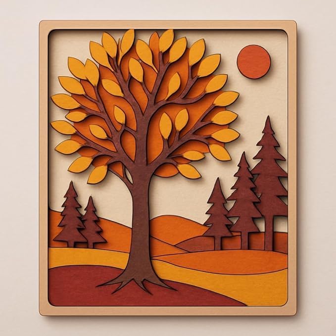 8 Pack Orange Basswood for Laser Cutting, for Laser Engraving, DIY Craft Wood &
