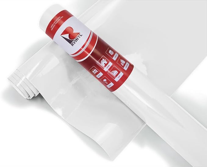 3M White Cast Adhesive Vinyl 12in x 5ft