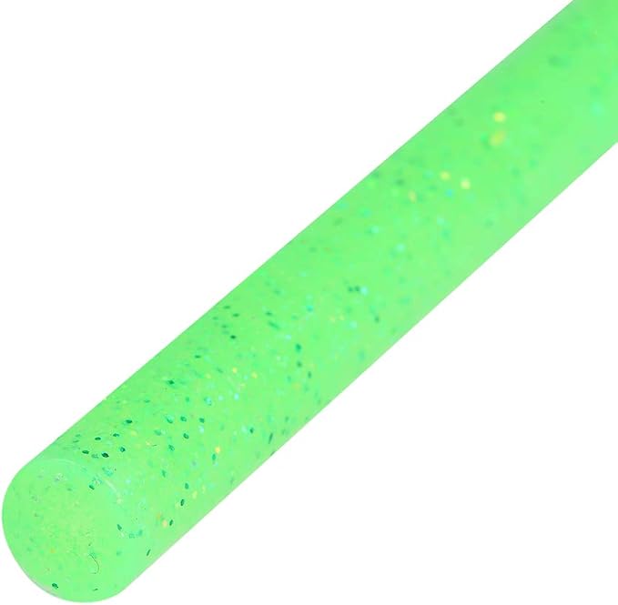 uxcell Mini Hot Glue Sticks for Glue Gun 0.27-inch x 4-inch Green Glitter 10pcs