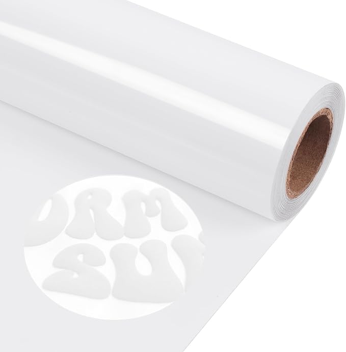 TORC White Puff 3D HTV Vinyl Heat Transfer, Silhouette | Easy Cut & Weed