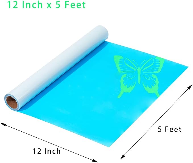 Glow in The Dark Heat Transfer Vinyl Rolls Luminous Green Iron on Vinyl 12Inch