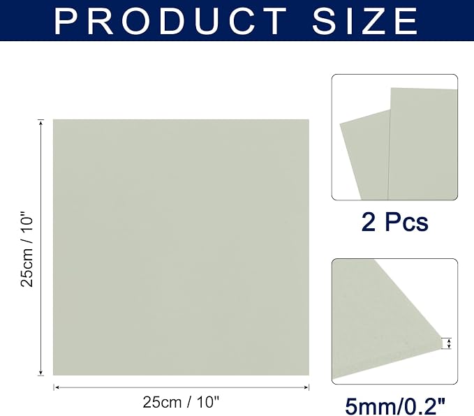 MECCANIXITY Foam Sheets Crafts 10x10 Inch 5mm EVA Craft Foam Paper Foam Sheets