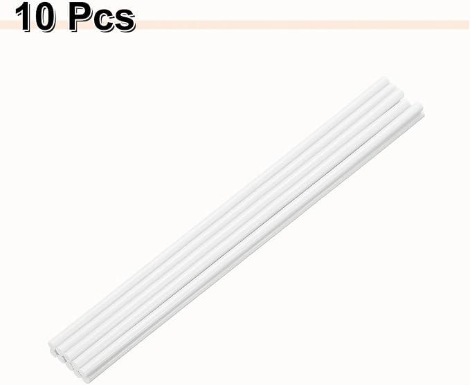 HARFINGTON 10pcs Hot Glue Sticks 0.28" Dia x 11.81" Long EVA Mini Hot Melt