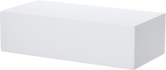 Crafare Large Craft Foam Block 14x7x4inch Foam Blocks Polystyrene Foam Brick