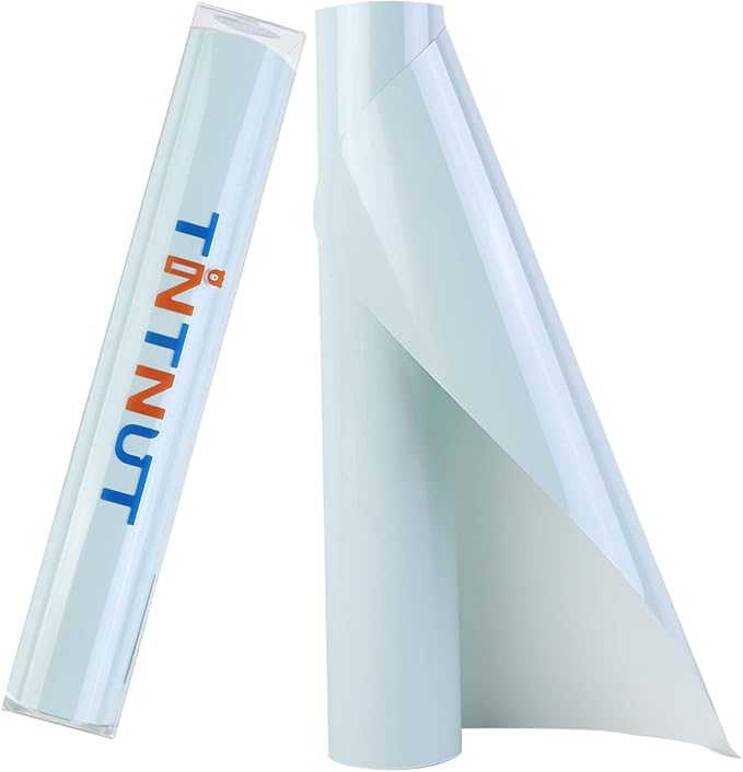 Tintnut Sky Blue Heat Transfer Vinyl, 10inx6ft Iron on Vinyl | Neutral boho PU