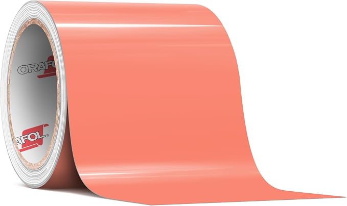 ORACAL 651 Gloss Coral Permanent Vinyl Tape Roll – Premium Adhesive Film