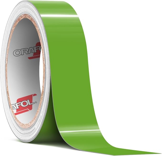 ORACAL 651 Gloss Lime Tree Green Permanent Vinyl Tape Roll – Premium Adhesive