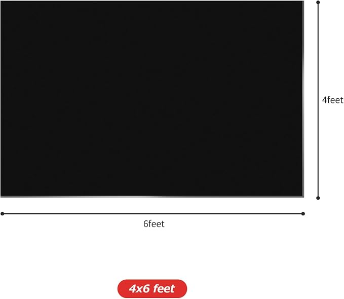 Matace Welding Blanket Fireproof 4x6 Feet Carbon Felt Soldering Mat & Pad