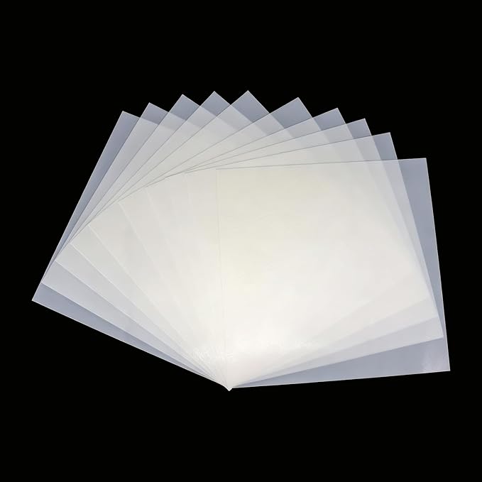 10 Pcs 7.5 Mil Blank Mylar Stencil Sheets, 12 x 12 Inches Templates Material
