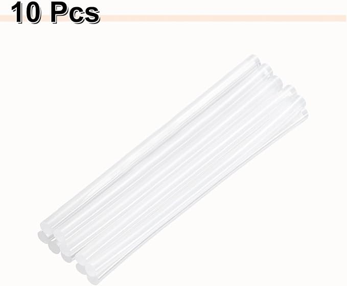 HARFINGTON 10pcs Hot Glue Sticks 0.28" Dia x 5.91" Long EVA Mini Hot Melt