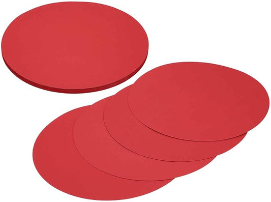 MECCANIXITY 24 Pcs Circle Card Stock, 9.8 Inch Round Cutouts Paper Thick