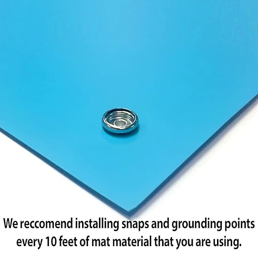 RubberStat Dual Layer ESD Workstation Rubber, Soldering, Cell Phone Repair - 30"x50' Blue