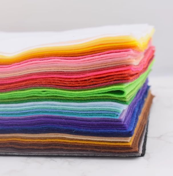 YYCRAFT Craft Soft Felt Sheets 9 Inch X 12 Inch