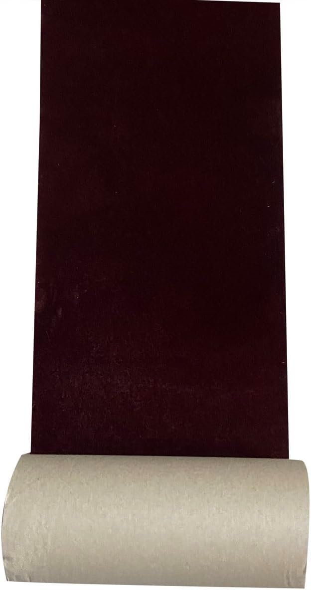 Adhesive Coffee Velvet Felt Fabric Liner, 4.7" x 98", Peel and Stick, Drawer