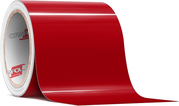 ORACAL 651 Gloss Red Permanent Vinyl Tape Roll – Premium Adhesive Film