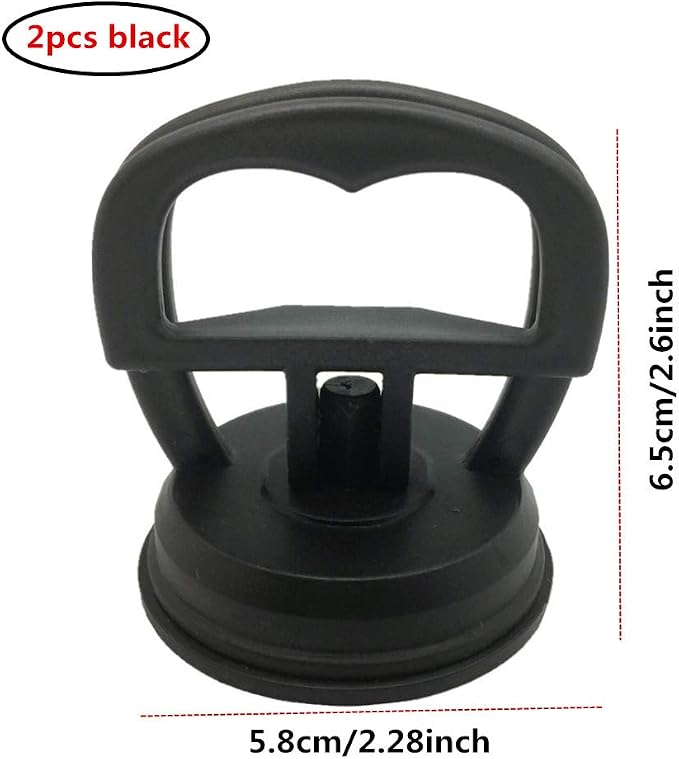 2 Pcs Heavy Duty Suction Cups Ruler Handle