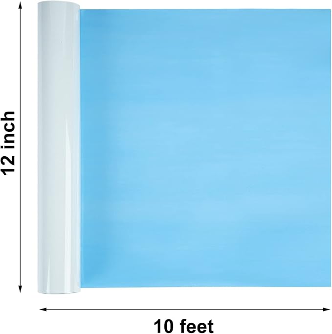 FUNKAKA Glow in The Dark Heat Transfer Vinyl Roll, Glow in The Dark HTV Vinyl