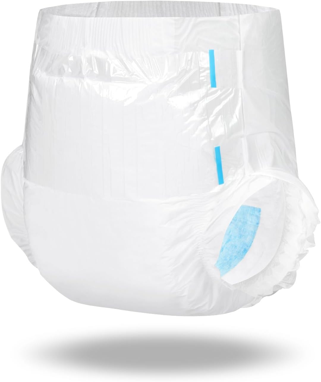 Littleforbig Adjustable Tapes Adult Diaper 2 Pieces - ABDry Ultra Absorbent Diapers White (X-Large 48"-56")