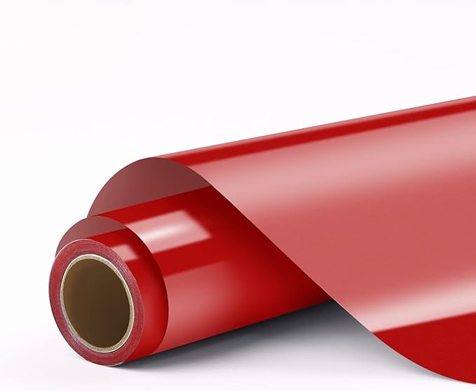 HTVRONT Red Permanent Vinyl Rolls