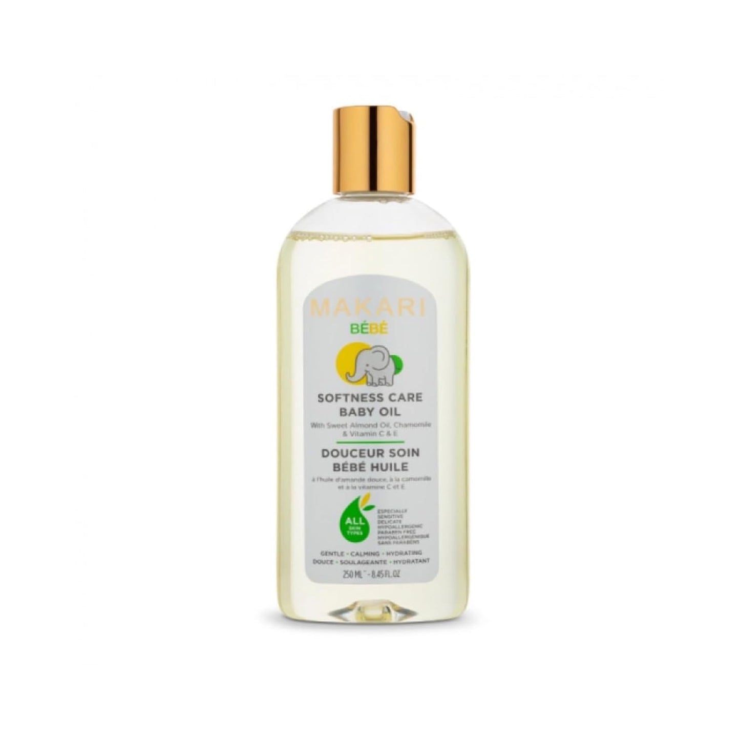 MAKARI Baby Care Set: Bebe Cleansing Milk (1000ml), Softness Care Baby Oil & Hair and Body Foaming Gel, Gentle, Nourishing, Hypoallergenic Skincare for Delicate, Sensitive Skin