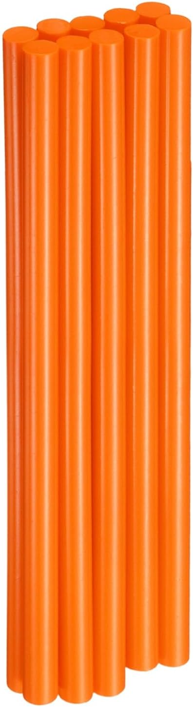 HARFINGTON 10pcs Hot Glue Sticks 0.43" Dia x 9.84" Long EVA Mini Hot Melt