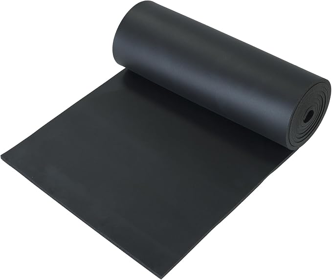 1/4" Thick X 13" Wide X 80" Closed-Cell Foam Neoprene Padding, Non-Adhesive