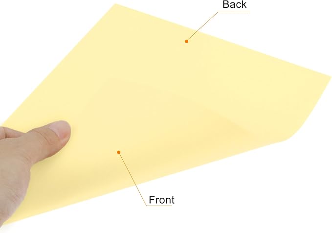 uxcell Light Yellow EVA Foam Sheets, 11.8x7.9 in 1.8mm Thick Handicraft Foam