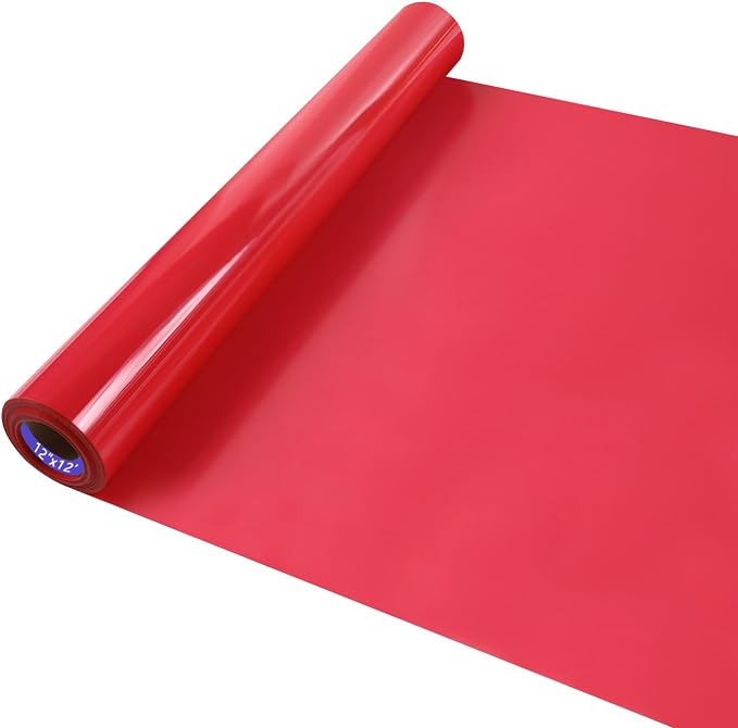 HTV Iron on Vinyl 12Inch by 12ft Roll HTV Heat Transfer Vinyl