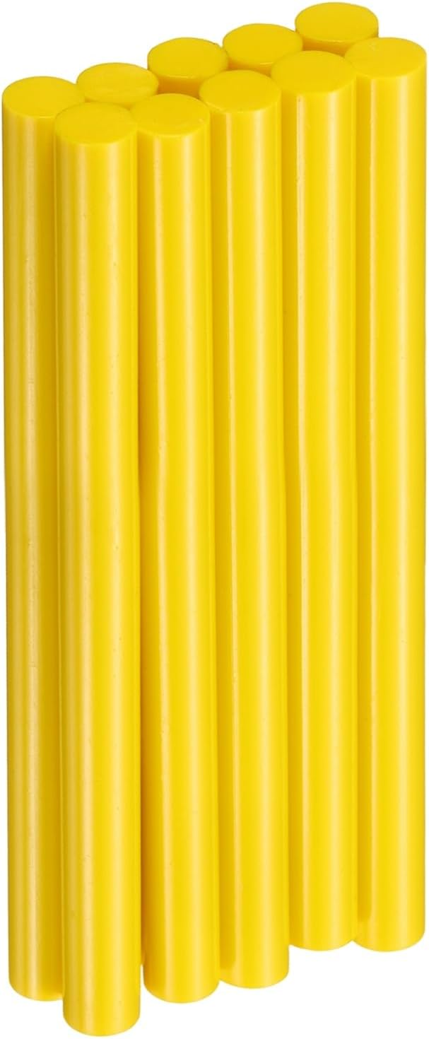 HARFINGTON 10pcs Hot Glue Sticks 0.43" Dia x 5.91" Long EVA Mini Hot Melt