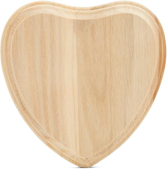 Small Wooden Hearts 5 inch, Valentine's Craft, Mother's Day Craft, Small Wooden