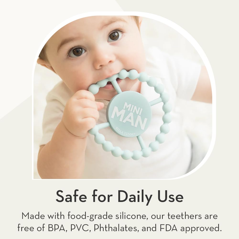 Baby Teether by Bella Tunno, Silicone Teethers for Babies 3-6 Months, 6-12 Months, Baby Toys, Pacifier, Teething Relief, Boys, Girls, Local Legend