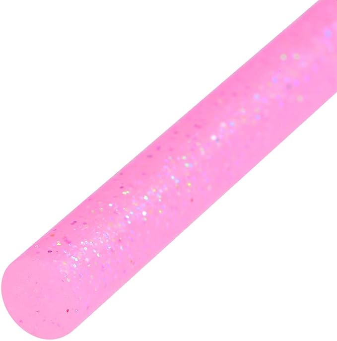 uxcell Mini Hot Glue Sticks for Glue Gun 0.27-inch x 4-inch Dark Pink Glitter