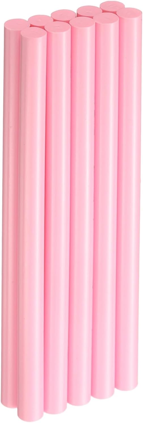HARFINGTON 10pcs Hot Glue Sticks 0.43" Dia x 7.87" Long EVA Mini Hot Melt