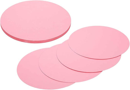 MECCANIXITY 24 Pcs Circle Card Stock, 5.9 Inch Round Cutouts Paper Thick