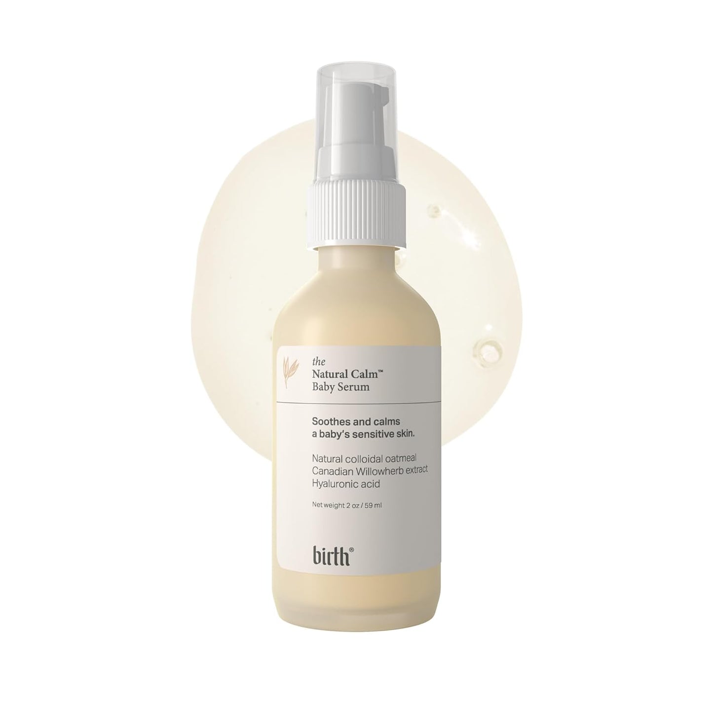 BIRTH SKINCARE Eczema Organic Baby Serum for Newborn and Infant, Redness Relief Moisturizer for Dry skin, Steroid Free 20z 59 ml Baby Ointment Body Serum for itchy Skin Relief, Made In Canada