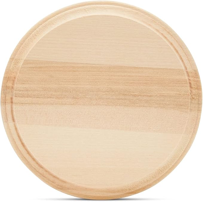 Round Wooden Discs 5 inch, Modern Coasters, Wood Rounds