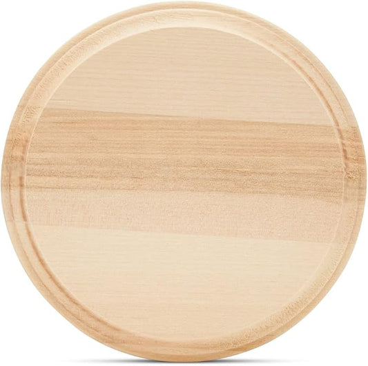 Round Wooden Discs 5 inch, Modern Coasters, Wood Rounds