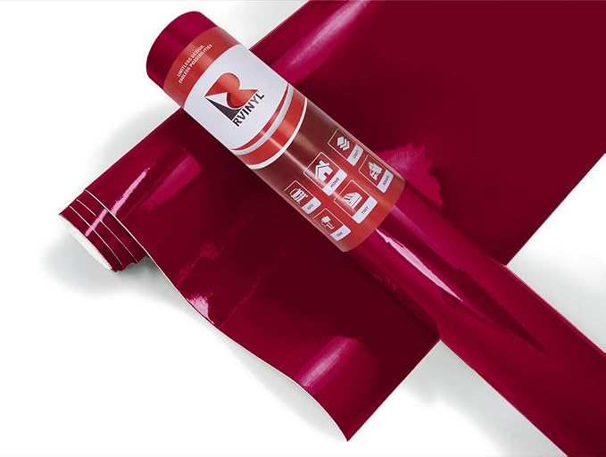 3M Burgundy Cast Adhesive Vinyl 12in x 10ft