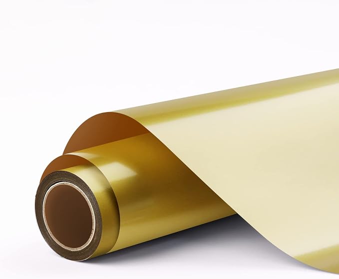 HTVRONT Gold Permanent Vinyl, Silhouette, Scrapbooking, Die Cutters