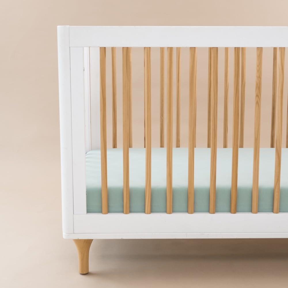 Kyte Baby Soft Crib Sheet - Standard Fitted Crib Sheet Made with Rayon from Bamboo, Ultra-Gentle and Breathable (Sage)