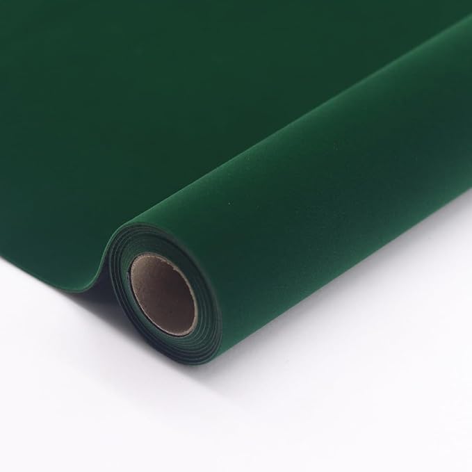 Green Large Size Self Adhesive Soft Velvet Drawer Liner DIY Fabric Felt Liner
