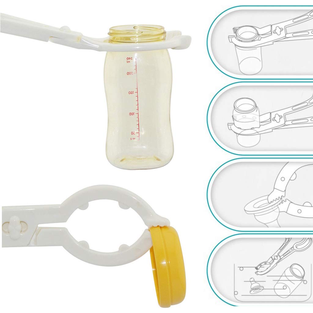 Baby Bottle Clamp Clip Non Slip Tongs Holder Sterilizer Tweezers Heat Resistance
