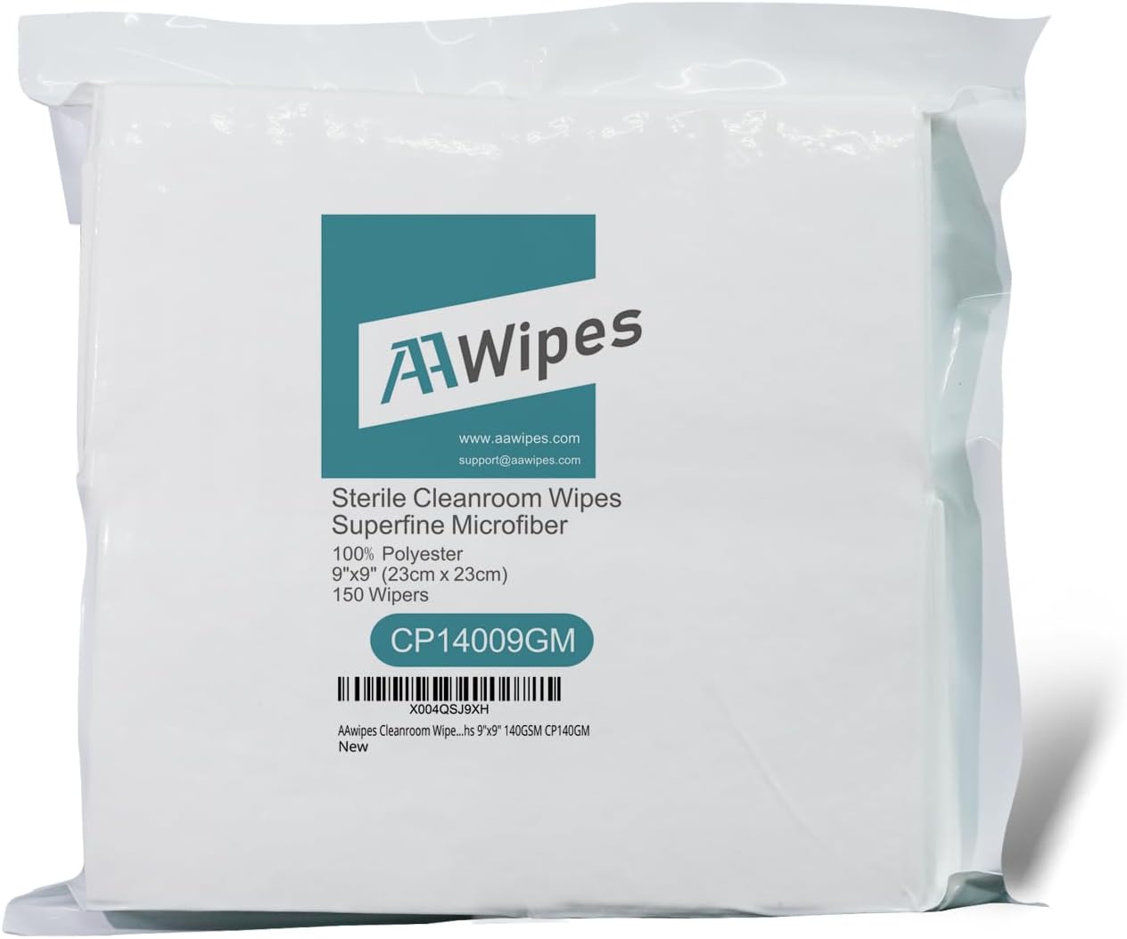 AAwipes Cleanroom Wipes Sterile Lint Free Cloths 9"x9" 140GSM CP140GM