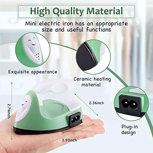 Honoson Mini Craft Iron Mini Heat Press Small Iron 3.93 x 2.36 x 2.76 in