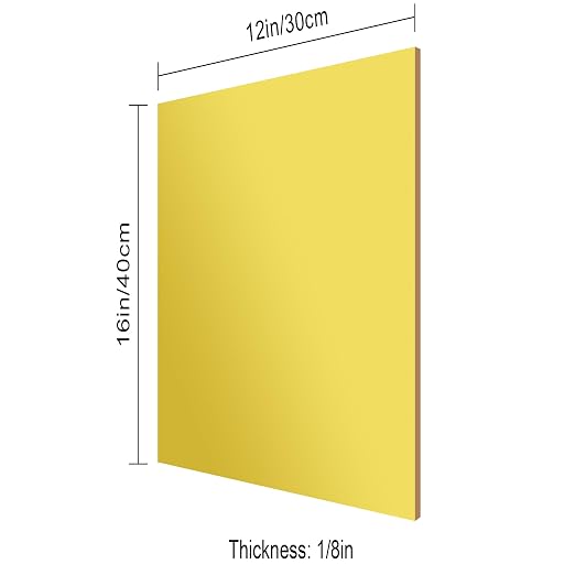 12x16 Inches Gold Mirror Acrylic Sheet – 2 Pcs Reflective Acrylic Panel