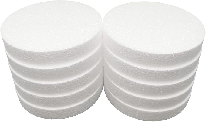FFchuanhe 6 Inch 10-Pack Foam Circles