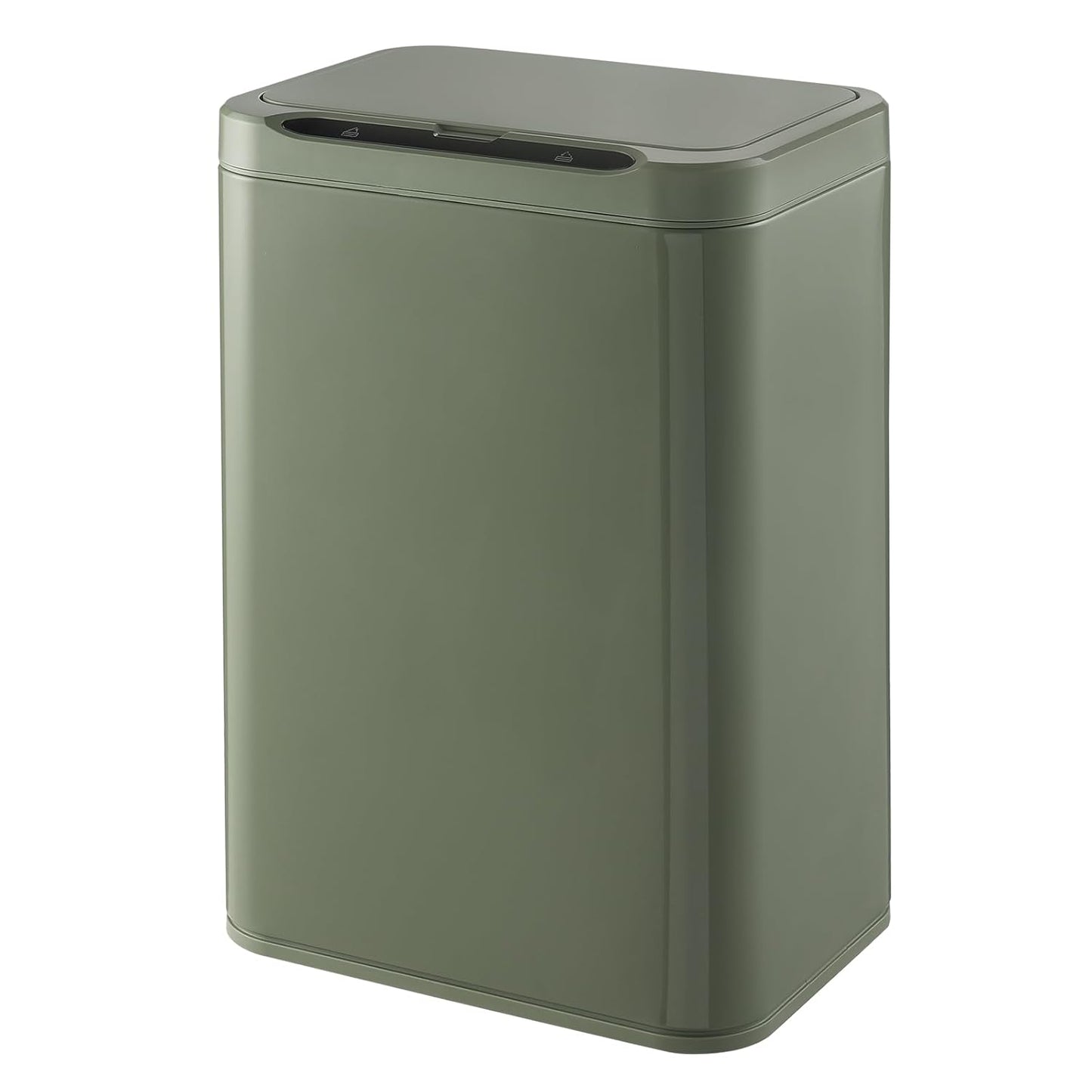 ELPHECO Stainless Steel Office Trash Can Motion Sensor Garbage Can Touchless Smart Trash Can Automatic Waste Bin for Kitchen, Office, Bathroom (Avocado Green, 5.5 Gallons)