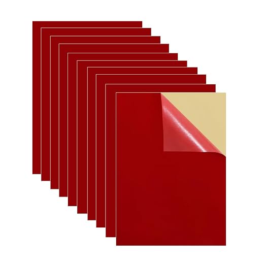 10 PCS Sticky Felt Sheets, Self Adhesive Felt Sheet, 8.3" x 11.8" Self Adhesive