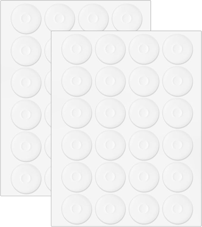 96PCS Non-Slip Silicone Grips for Quilting Templates Quilting Rulers, Adhesive
