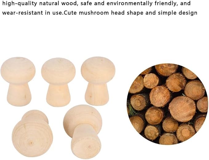 Unfinished Wooden Peg Doll Bodies 20 Pack
